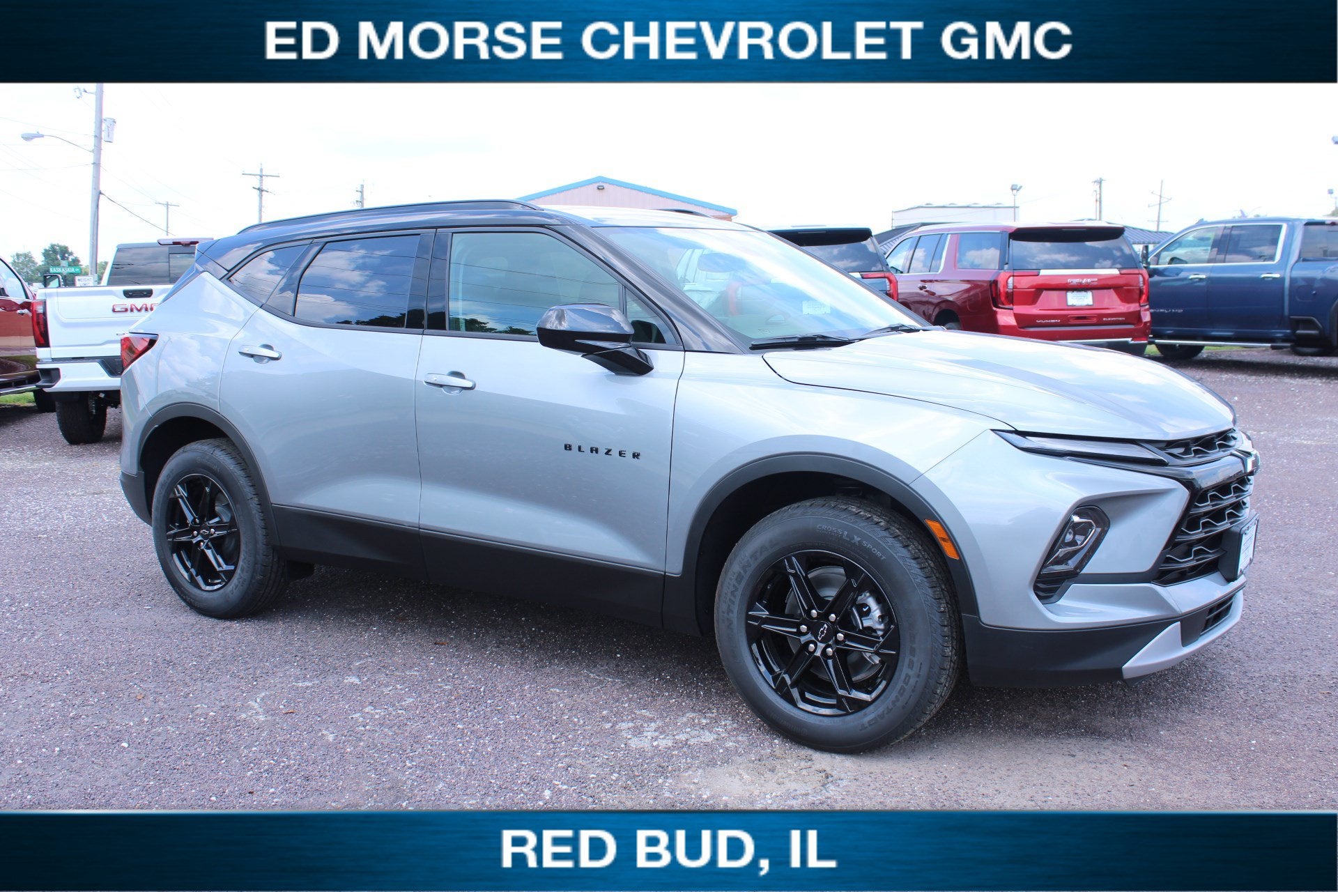 2026 Chevrolet Blazer 2LT in Sterling Gray Metallic — front three-quarter view