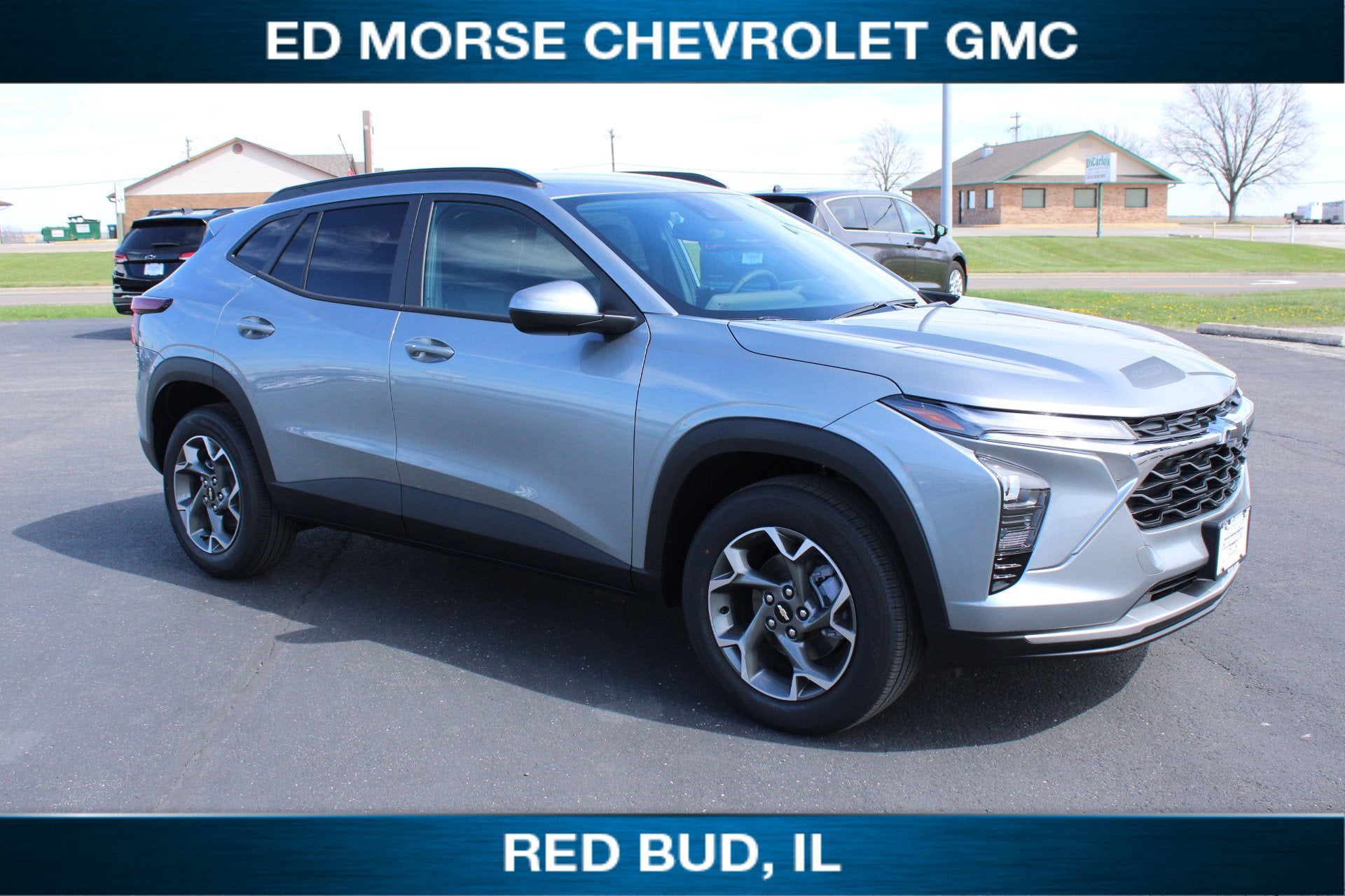 2026 Chevrolet Trax LT in Sterling Gray Metallic — front three-quarter view
